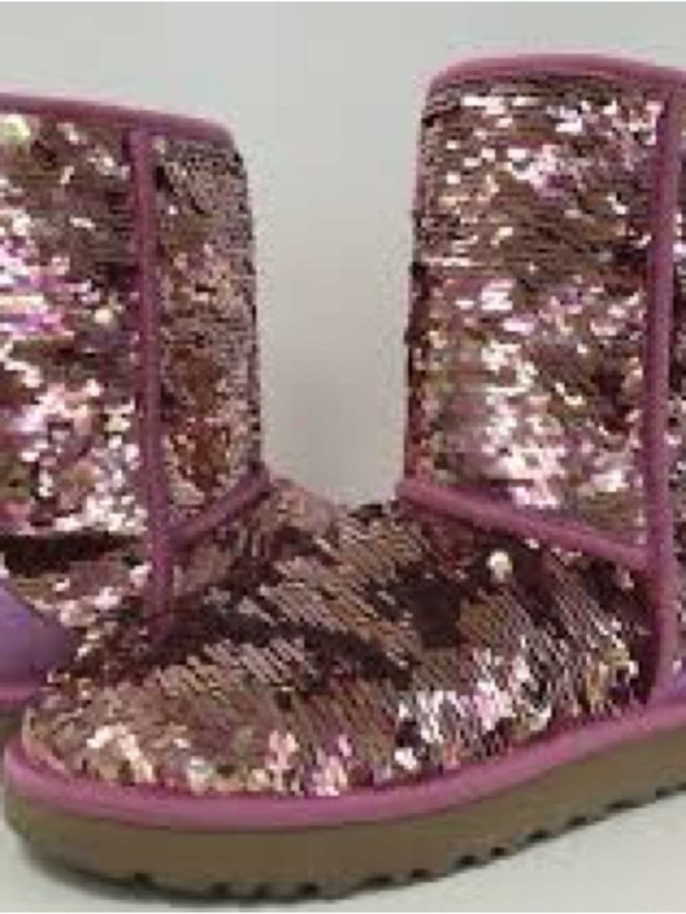 UGG Australia Short Sequin Booties ~ Sparkle Satisfying Sequin NWOT Viral
